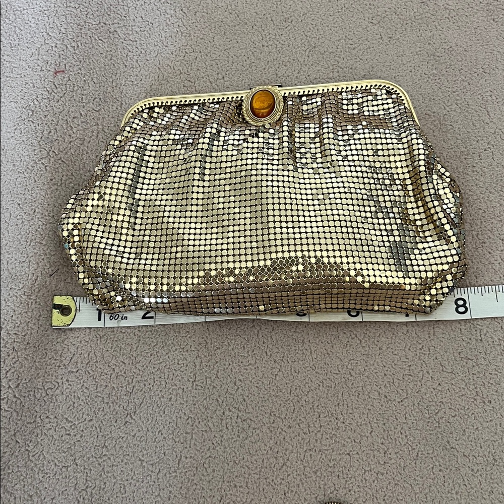 Whiting & Davis Gold Mesh Clutch Set - Picture 7 of 7
